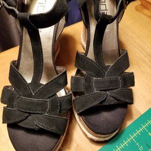 Moda /Black/ Platform/ Cork Heel /Shoes